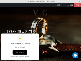 'thevintagegentlemen.com' screenshot