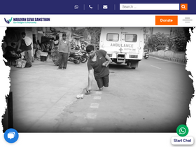 'narayanseva.org' screenshot