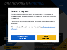 'grandprixradio.nl' screenshot