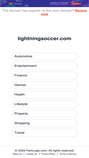 lightningsoccer.com