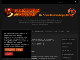 'firestormviewer.org' screenshot