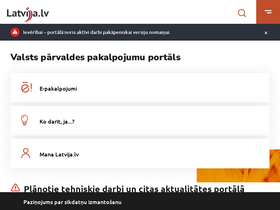 'latvija.gov.lv' screenshot