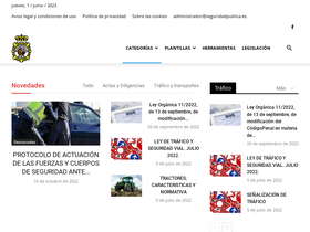 'seguridadpublica.es' screenshot