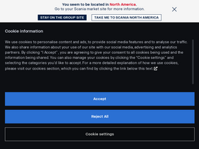 'scania.com' screenshot