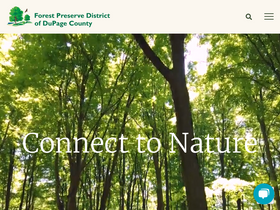 'dupageforest.org' screenshot