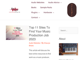 'integraudio.com' screenshot