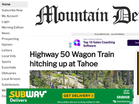 'mtdemocrat.com' screenshot