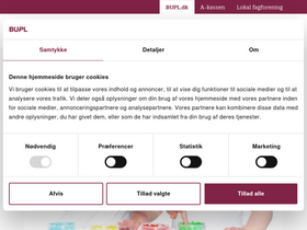 'bupl.dk' screenshot