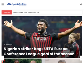 'sportsration.com' screenshot