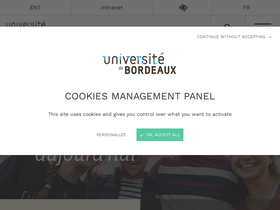 'u-bordeaux.fr' screenshot