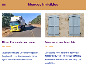 'mondes-invisibles.com' screenshot