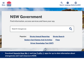 'nsw.gov.au' screenshot