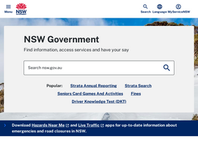 'myetoll.transport.nsw.gov.au' screenshot