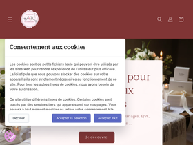 creaddictmandine.fr homepage screenshot