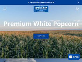 farmersbestpopcorn.com homepage screenshot
