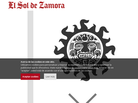 'elsoldezamora.com.mx' screenshot
