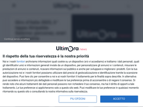 'ultimora.news' screenshot