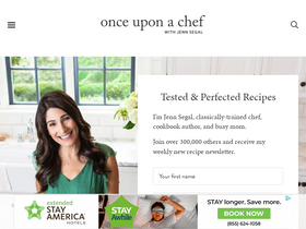 'onceuponachef.com' screenshot
