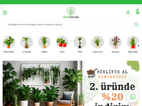 'fidanburada.com' screenshot