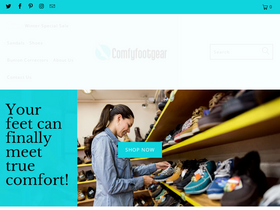 'comfyfootgear.com' screenshot