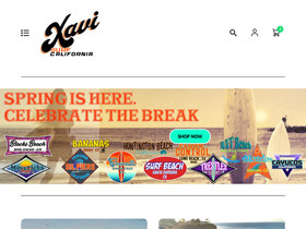xavisurf.com homepage screenshot