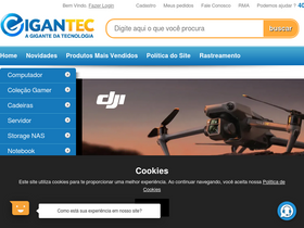'gigantec.com.br' screenshot