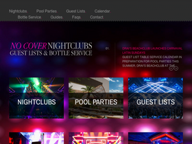 'nocovernightclubs.com' screenshot
