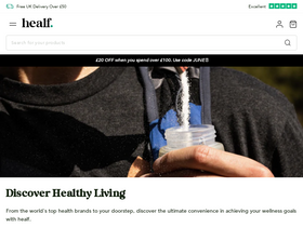 'healf.com' screenshot