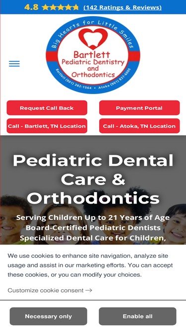 bartlettpediatricdentistry.com