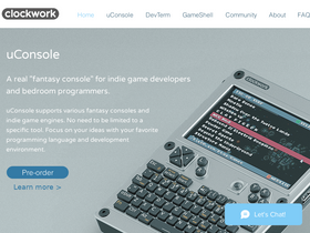 'clockworkpi.com' screenshot