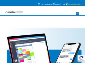 'practiceperfectemr.com' screenshot