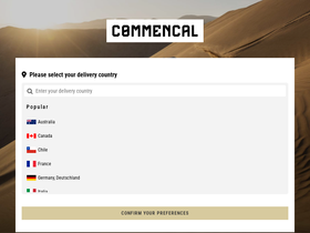 'commencal-store.co.uk' screenshot