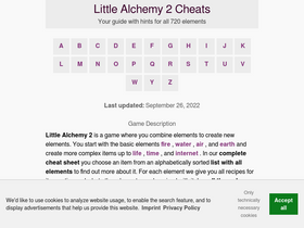 Little Alchemy 2 Cheats - 720 Elements