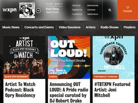 'xpn.org' screenshot