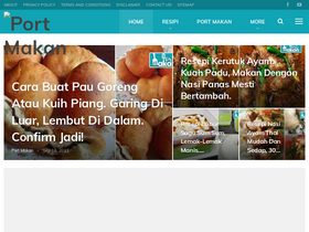 'portmakan.com' screenshot