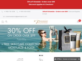 'premierdeadsea-usa.com' screenshot