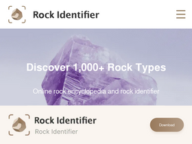 'rockidentifier.com' screenshot