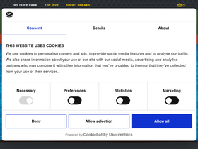 'yorkshirewildlifepark.com' screenshot