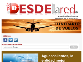 'desdelared.com.mx' screenshot