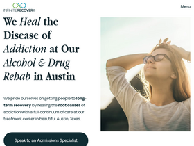 'infiniterecovery.com' screenshot