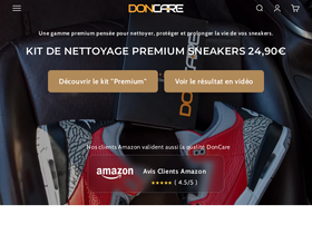 doncarecleaner.com homepage screenshot