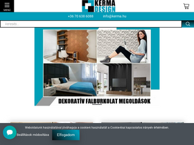 'kerma.hu' screenshot