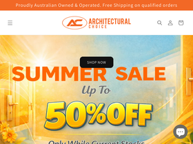 architecturalchoice.com.au homepage screenshot