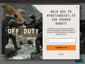 'norsegear.no' screenshot