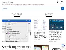'office-watch.com' screenshot