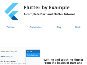 'flutterbyexample.com' screenshot