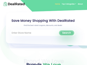 'dealrated.com' screenshot