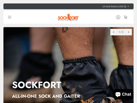 sockfort.com homepage screenshot