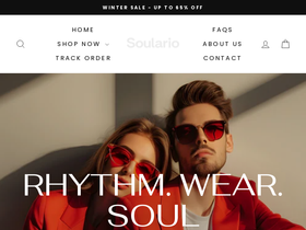 Soulario homepage screenshot