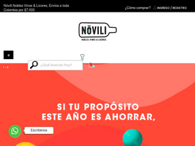 'novili.com.co' screenshot